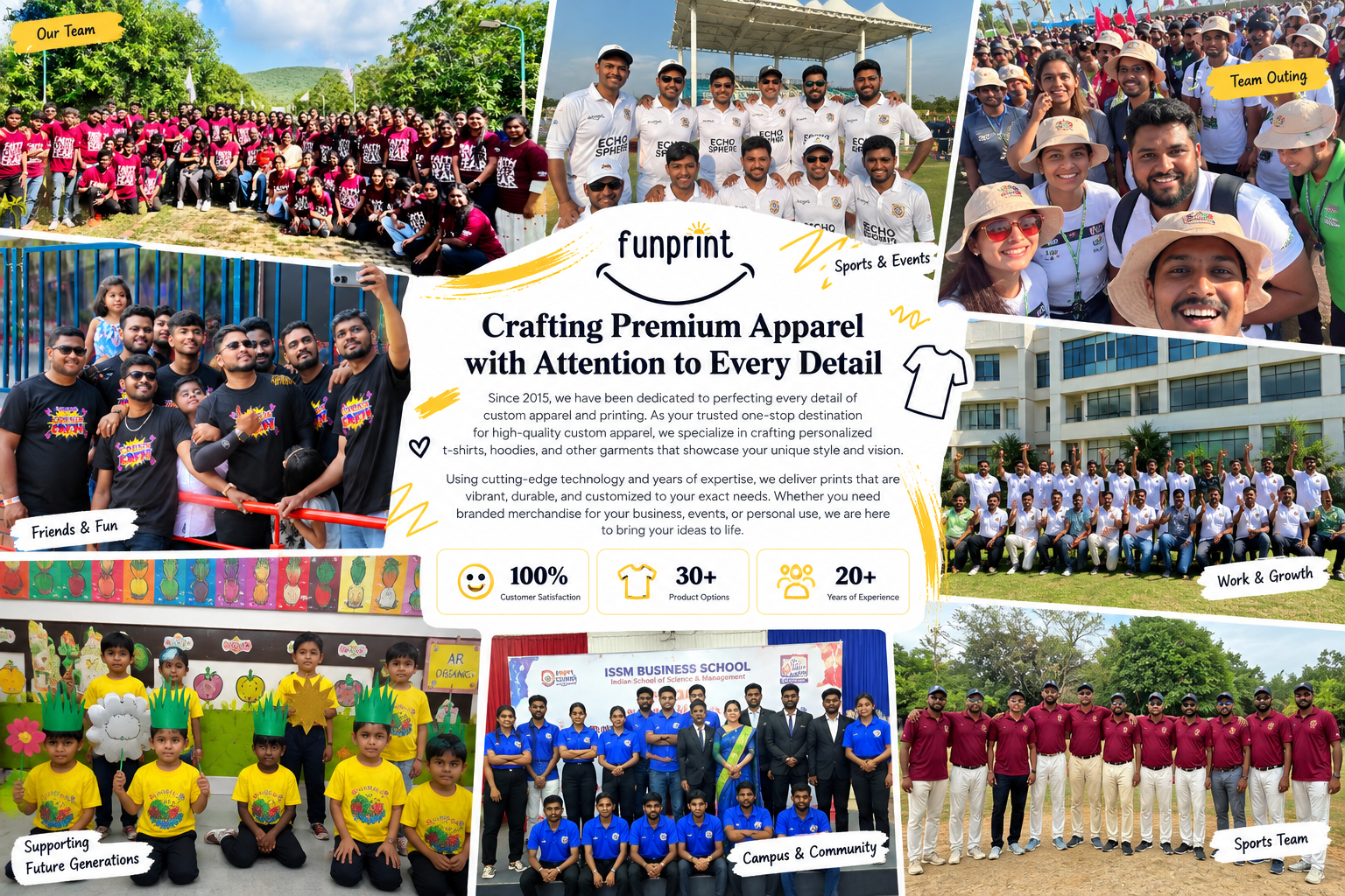 FunPrint Team Stories Collage