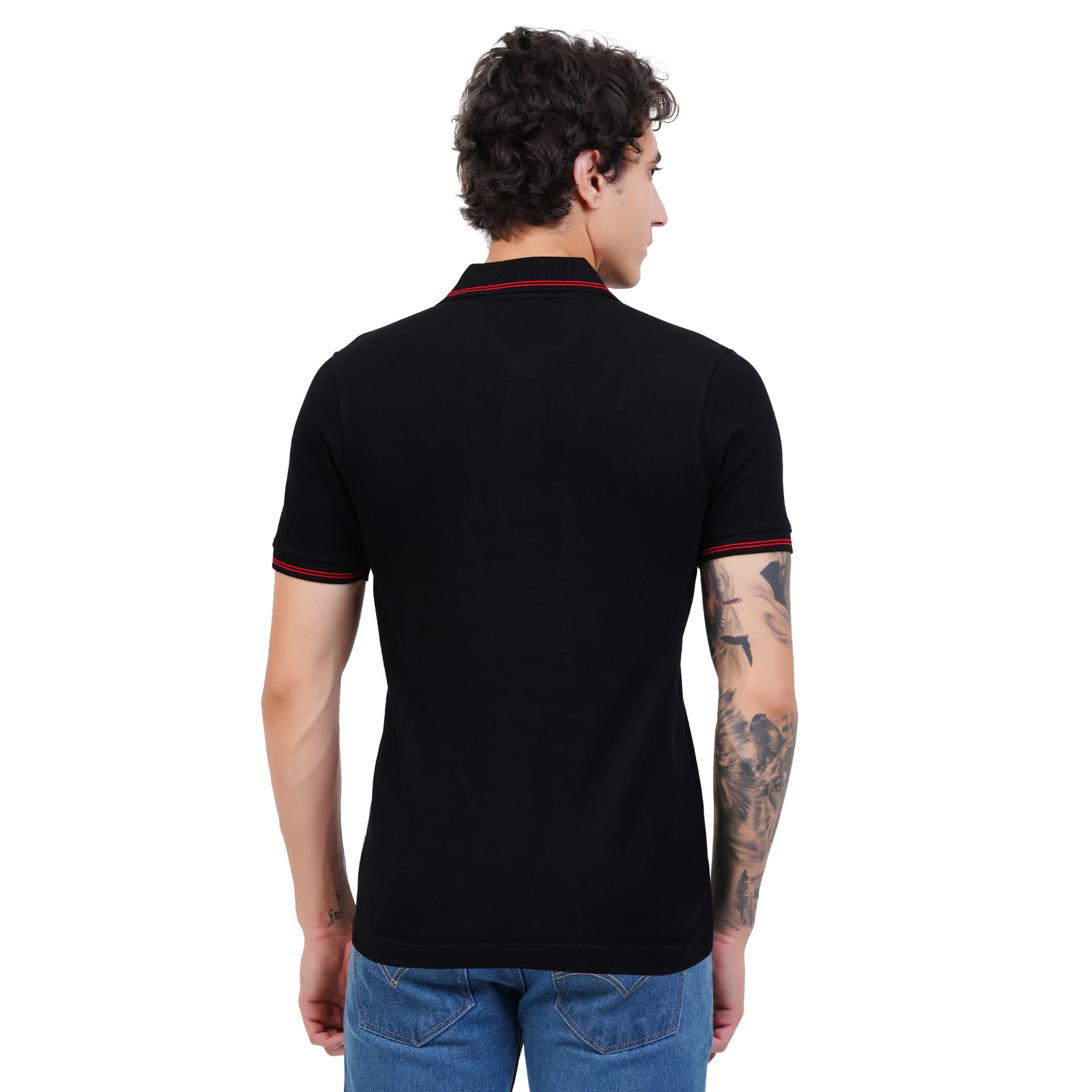 Cotton Aero Tipping Polo 240 GSM Back