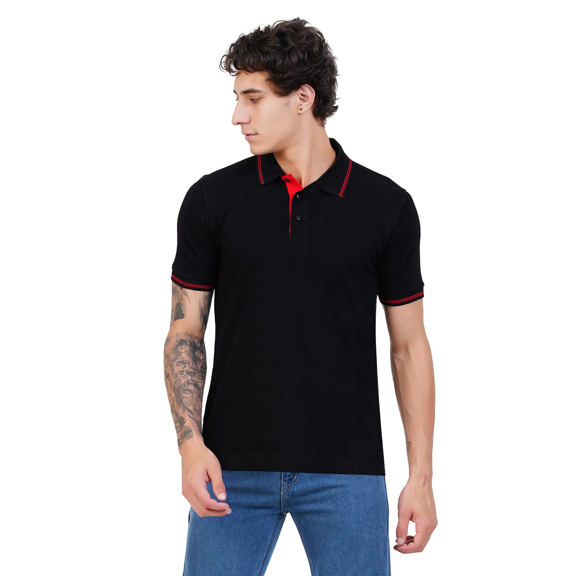 Cotton Aero Tipping Polo 240 GSM