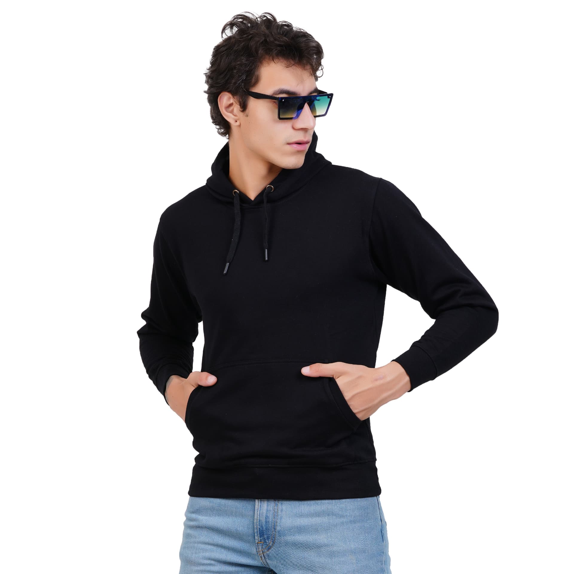 Cotton Pullover Hood 300 GSM Side