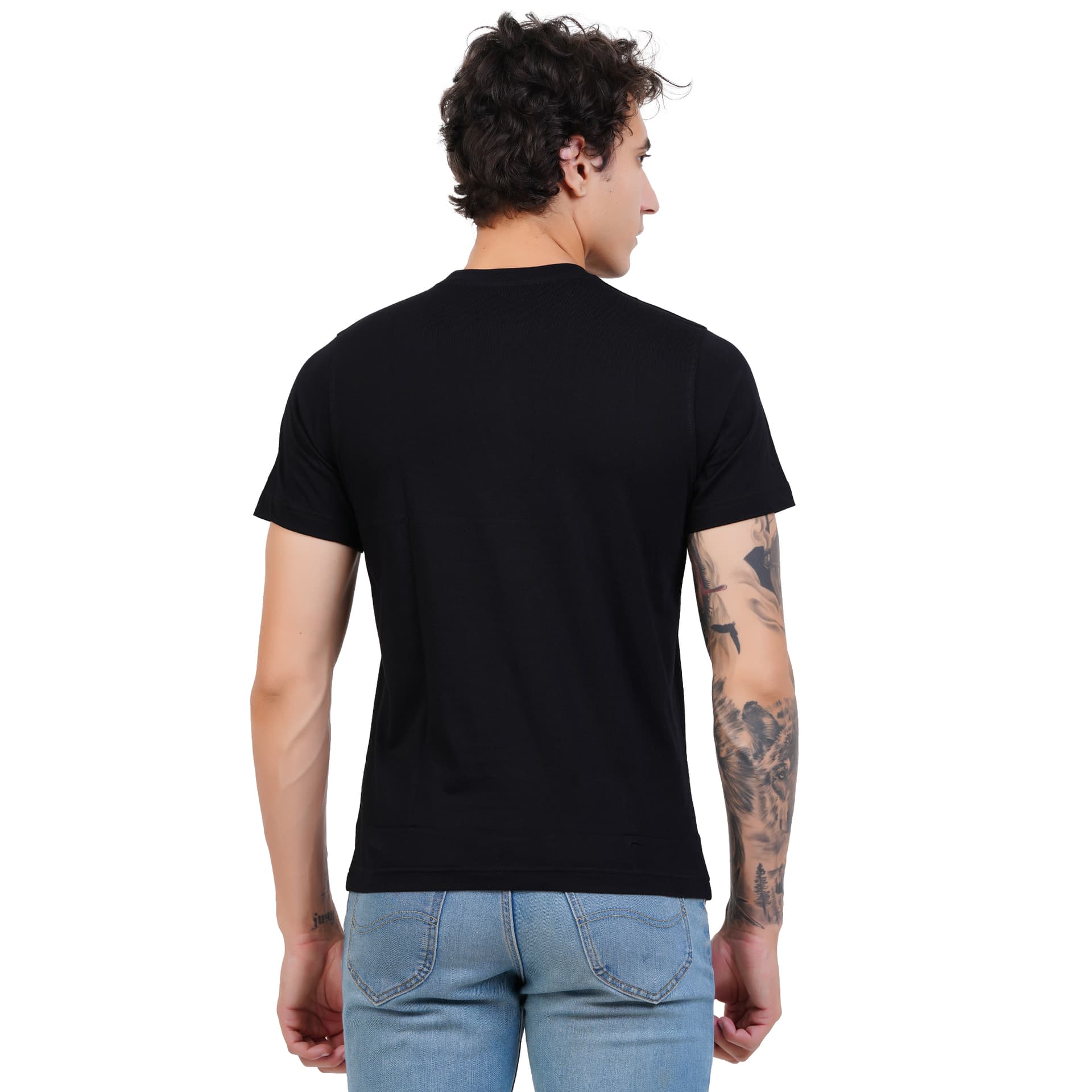 Cotton Supersoft Round Neck 180 GSM Back