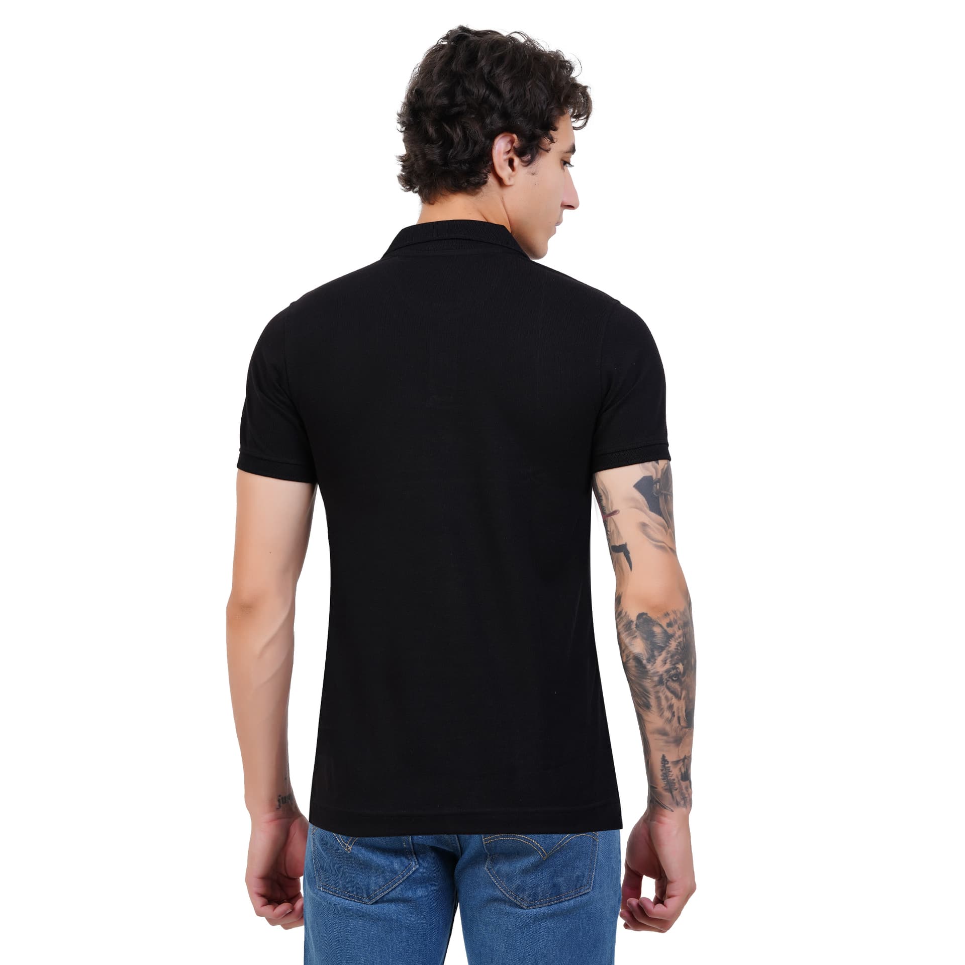 Poly Cotton Fusion Polo 220 GSM Back